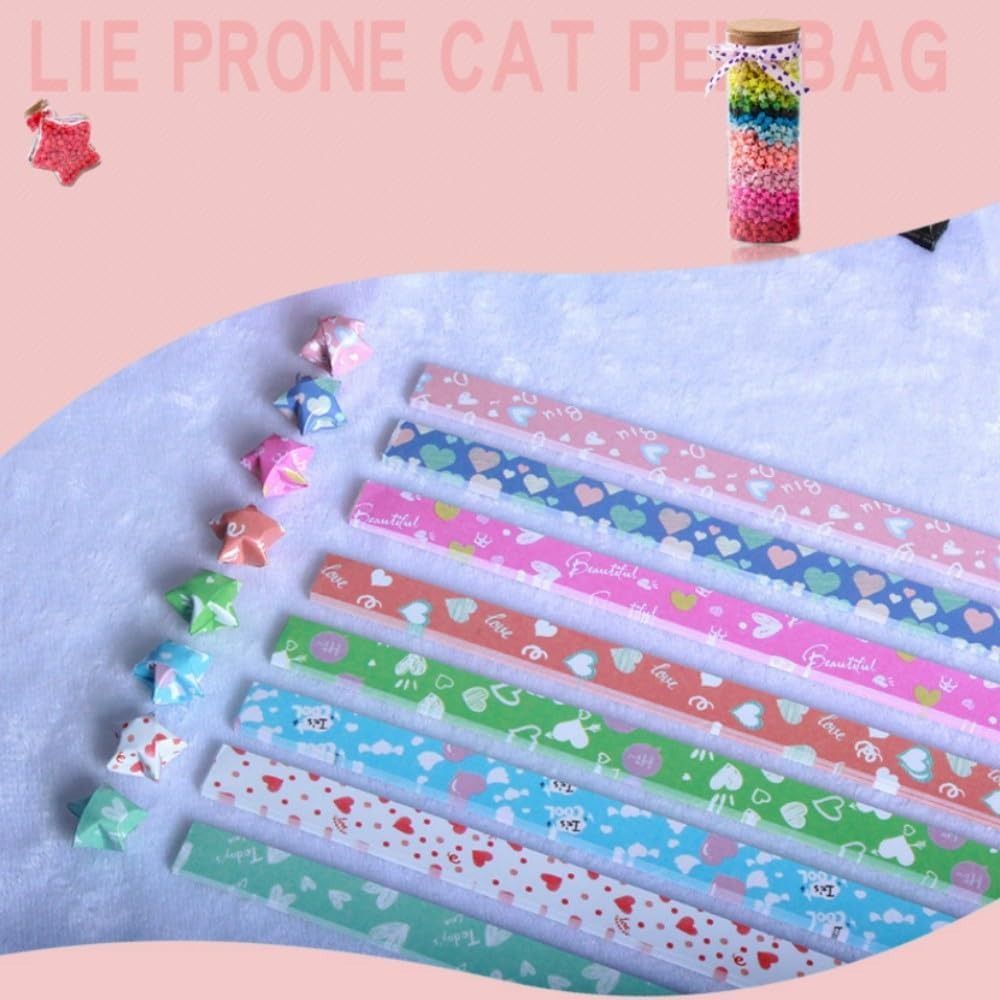 540 Sheets Colorful Star Origa - Art Craft Halloween ulasan dan harga