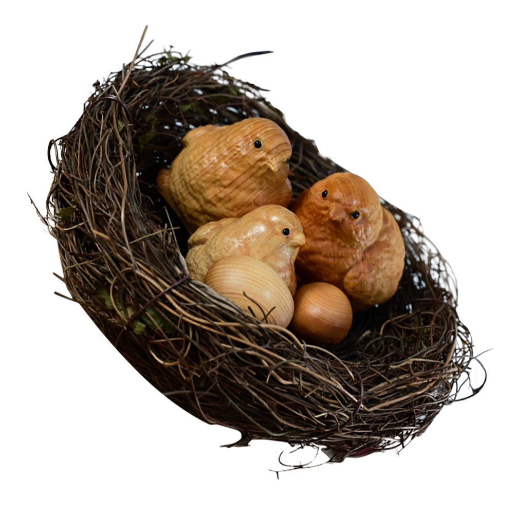 1Set Small Chick Sculpture Nat - Art Craft Room Ideas ulasan dan harga