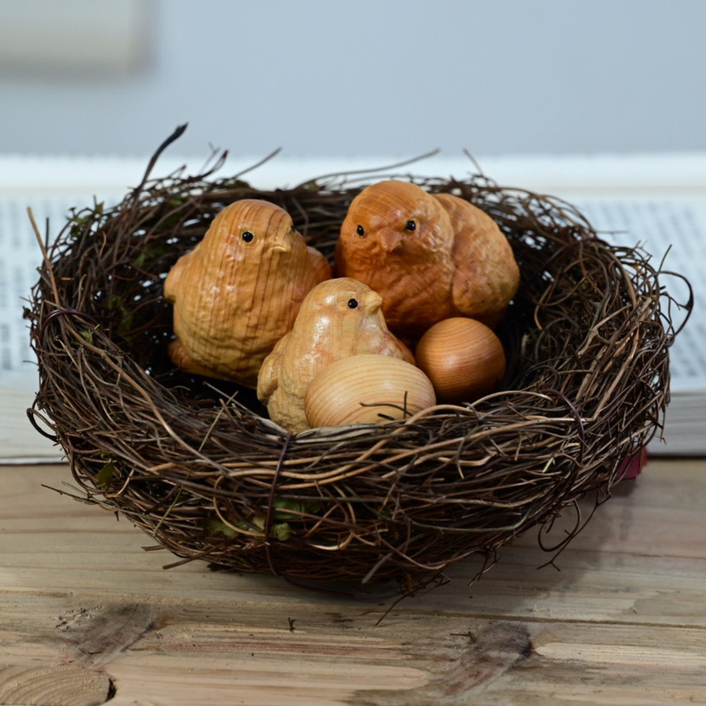 1Set Small Chick Sculpture Nat - Art Craft Room Ideas ulasan dan harga