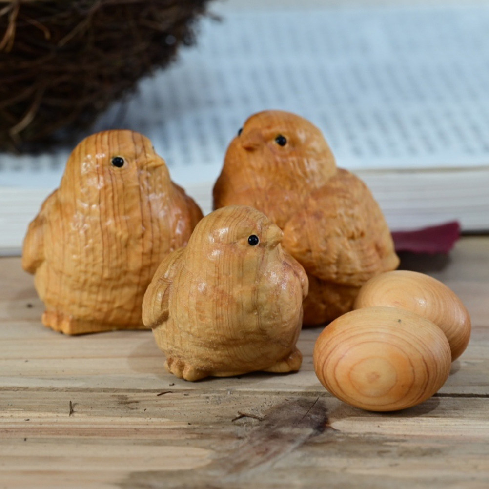 1Set Small Chick Sculpture Nat - Art Craft Room Ideas ulasan dan harga