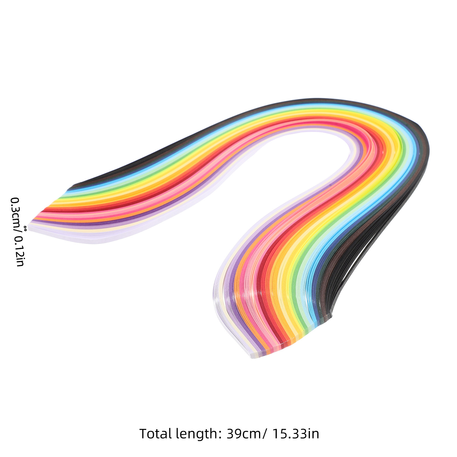 1300Pcs Paper Quilling Strips  - Art Quilling Craft ulasan dan harga