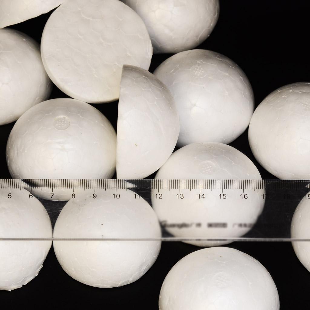 Round White Styrofoam Foam Bal - Art Craft Holiday ulasan dan harga