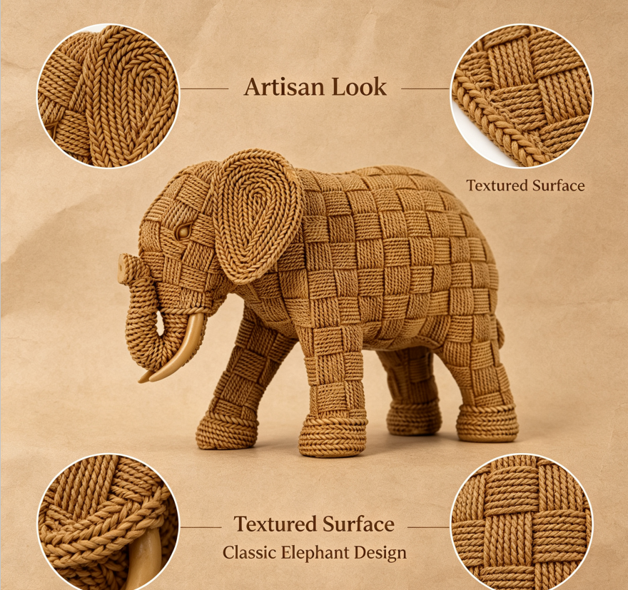 Home Decoration Resin Crafts W - Art Craft Elephant ulasan dan harga