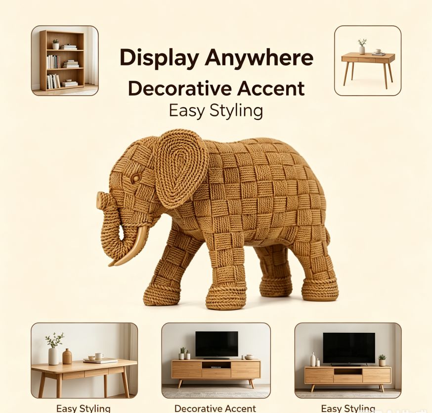 Home Decoration Resin Crafts W - Art Craft Elephant ulasan dan harga