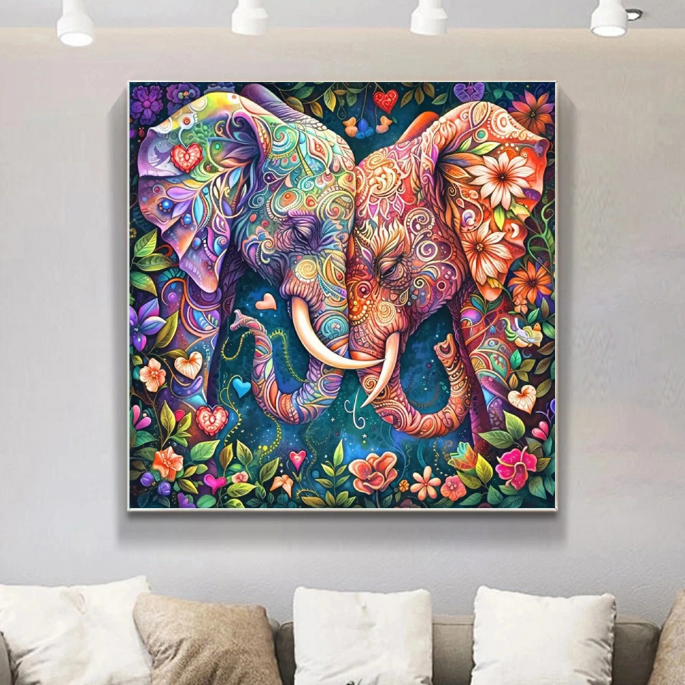 DIY Diamond Painting Kit Anima - Art Craft Elephant ulasan dan harga
