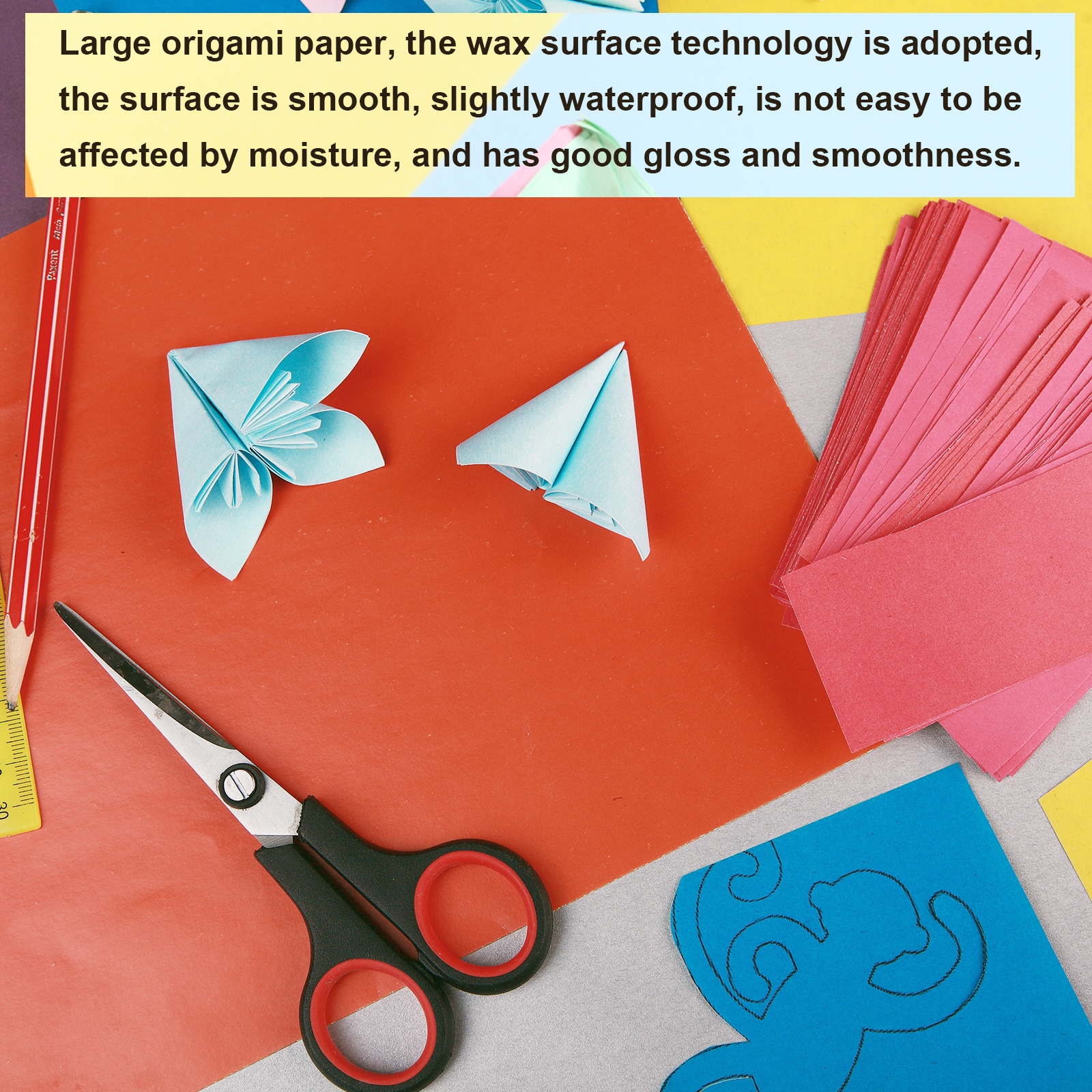 40 Sheet Large Origami Paper S - Art Craft Kite ulasan dan harga
