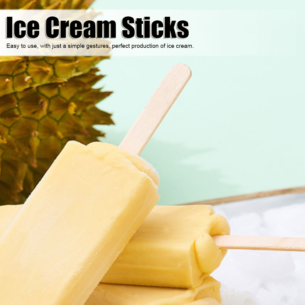 400pcs Wood Ice Cream Sticks W - Art Craft With Ice Cream Stick ulasan dan harga