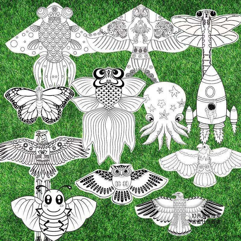 DIY Kite Kit Children's Handma - Art Craft Kite ulasan dan harga