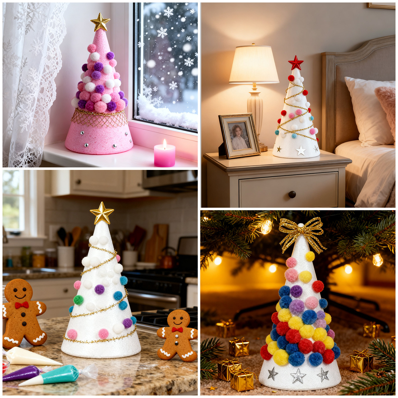 Small Polystyrene Craft Cones  - Art Craft Holiday ulasan dan harga