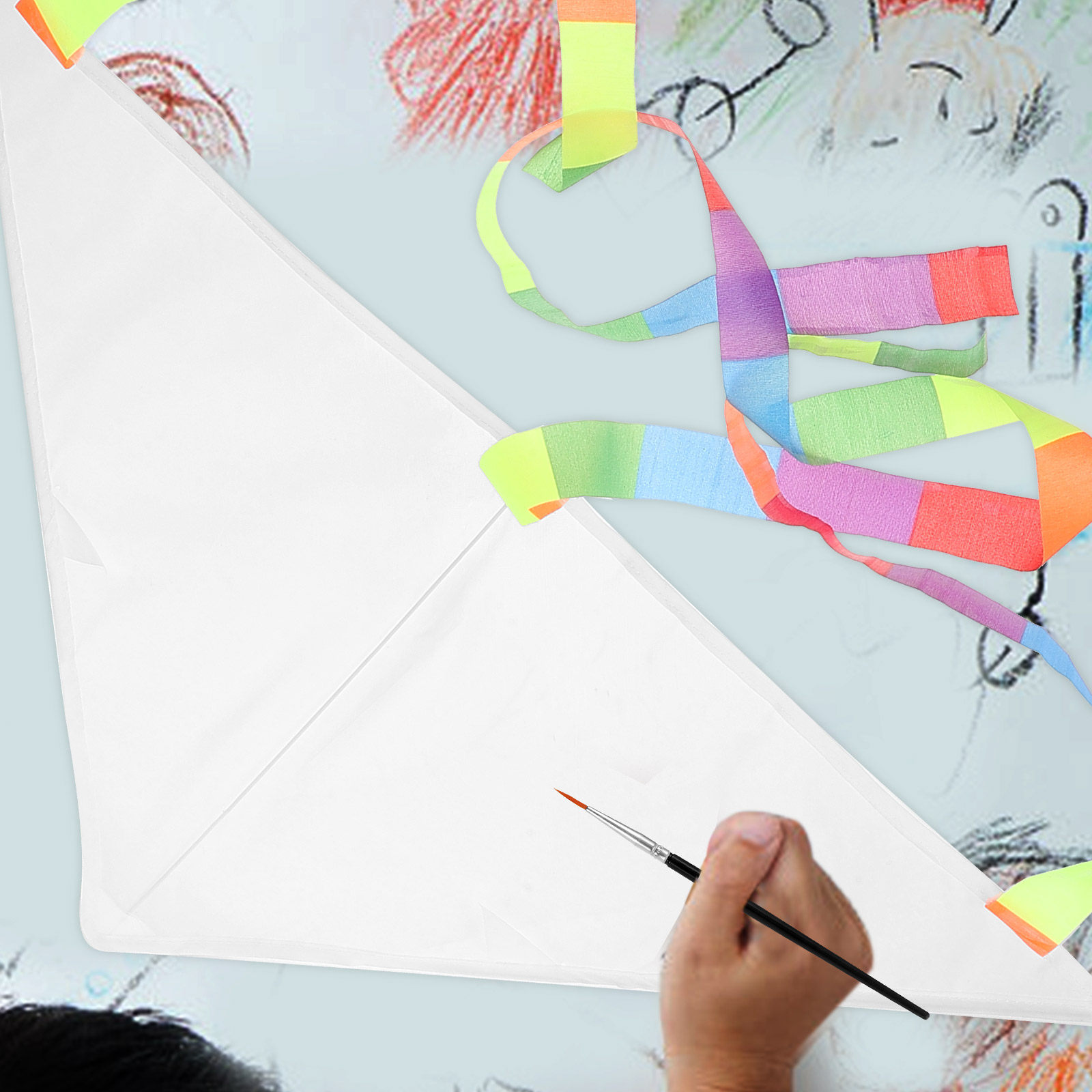 1Set Interactive Blank Kite fo - Art Craft Kite ulasan dan harga