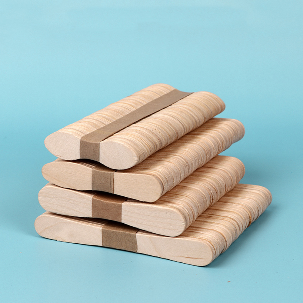 50/100pcs Natural Wood Ice Cre - Art Craft With Ice Cream Stick ulasan dan harga