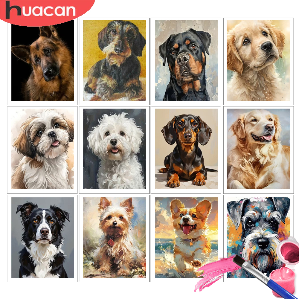 HUACAN Painting By Number Kits - Art Craft Number ulasan dan harga