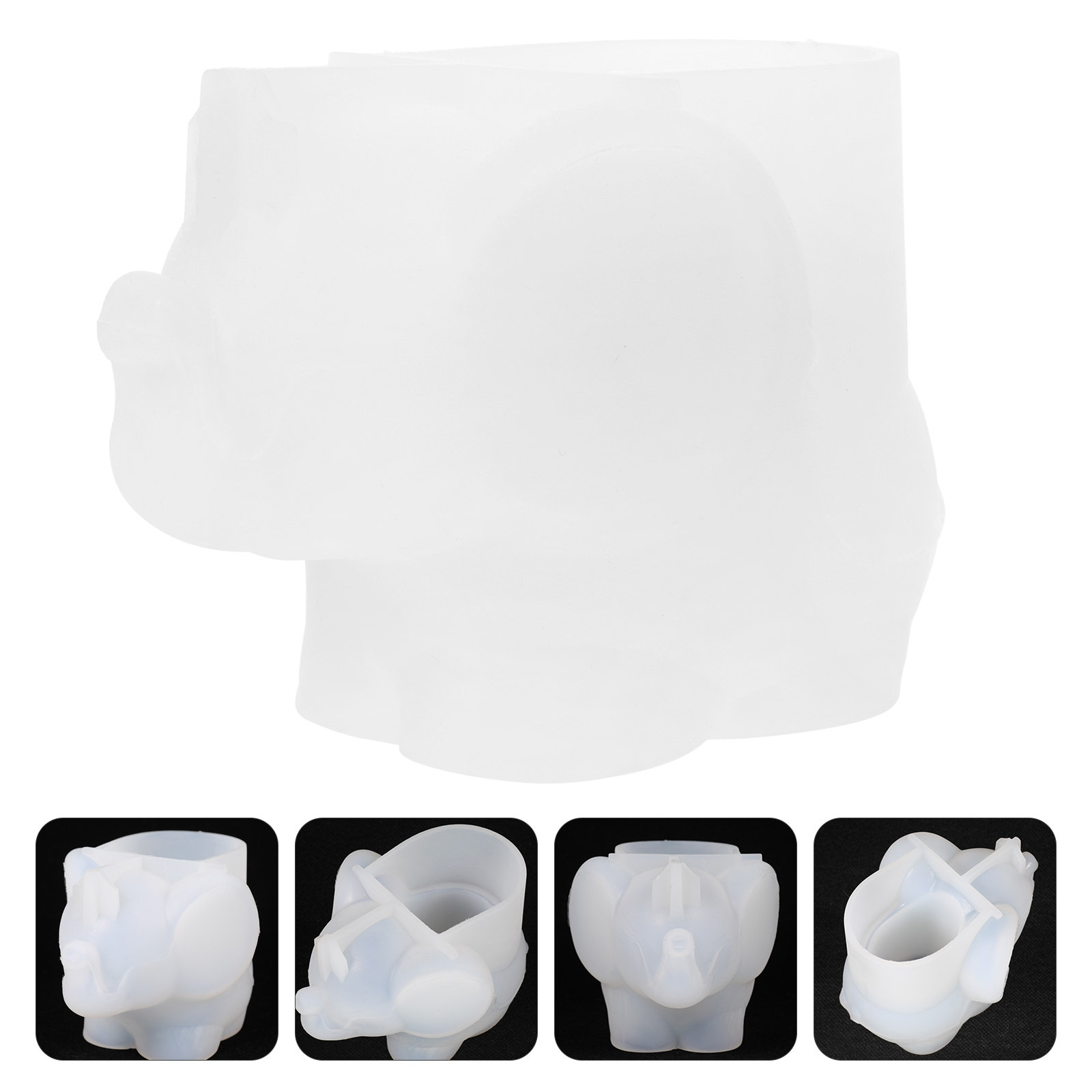1Pcs Elephant Silicone DIY Mol - Art Craft Elephant ulasan dan harga