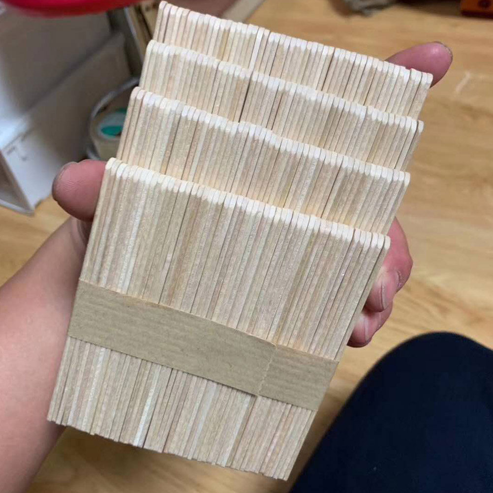 400Pcs Natural Wood Craft Stic - Art Craft With Ice Cream Stick ulasan dan harga